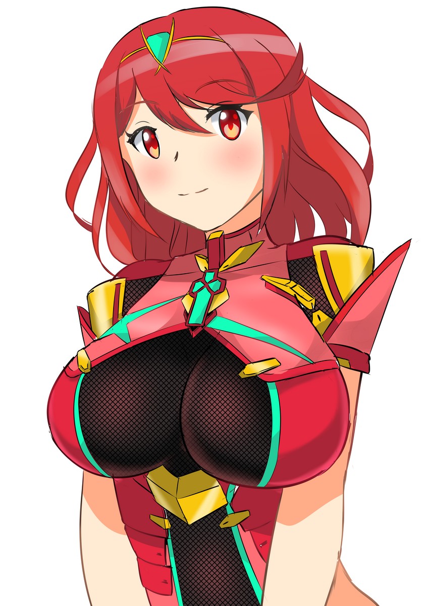 pyra (xenoblade chronicles and 1 more) drawn by theakingu