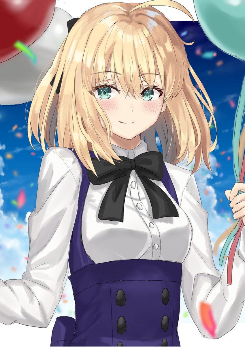 artoria pendragon and saber lily (fate and 2 more) drawn by kazama_(akki12)