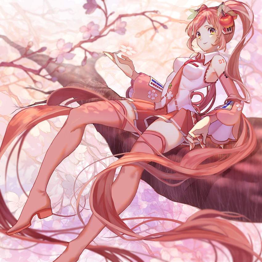 hatsune miku and sakura miku (vocaloid) drawn by huang_z_xin