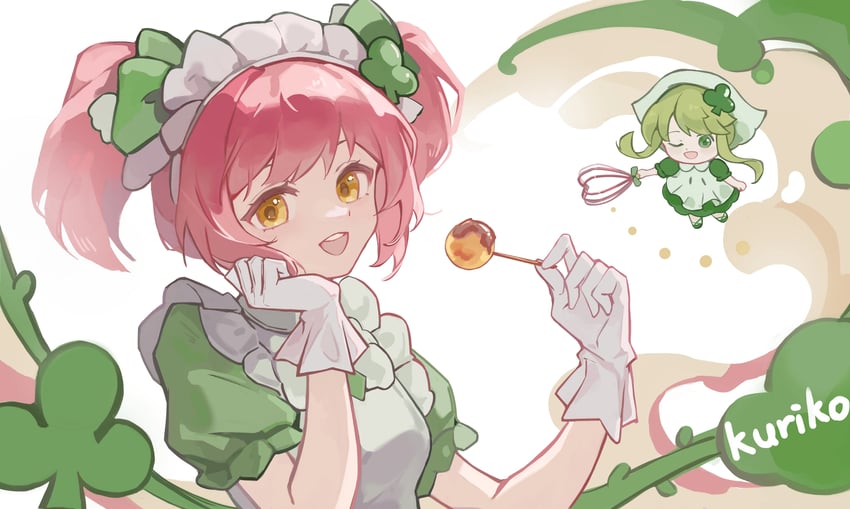 hinamori amu, suu, and amulet clover (shugo chara!) drawn by tangchaolilizi_kuriko