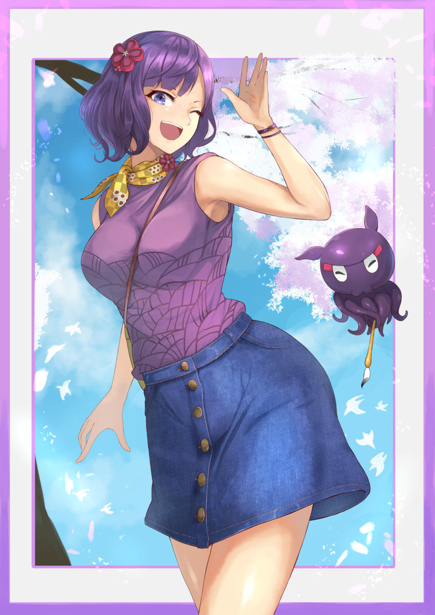 katsushika hokusai and tokitarou (fate and 1 more) drawn by ohako_(ohako1818)