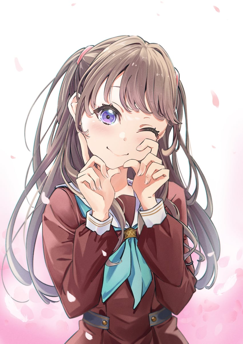 fujishima megumi (love live! and 1 more) drawn by frontrivers_kae