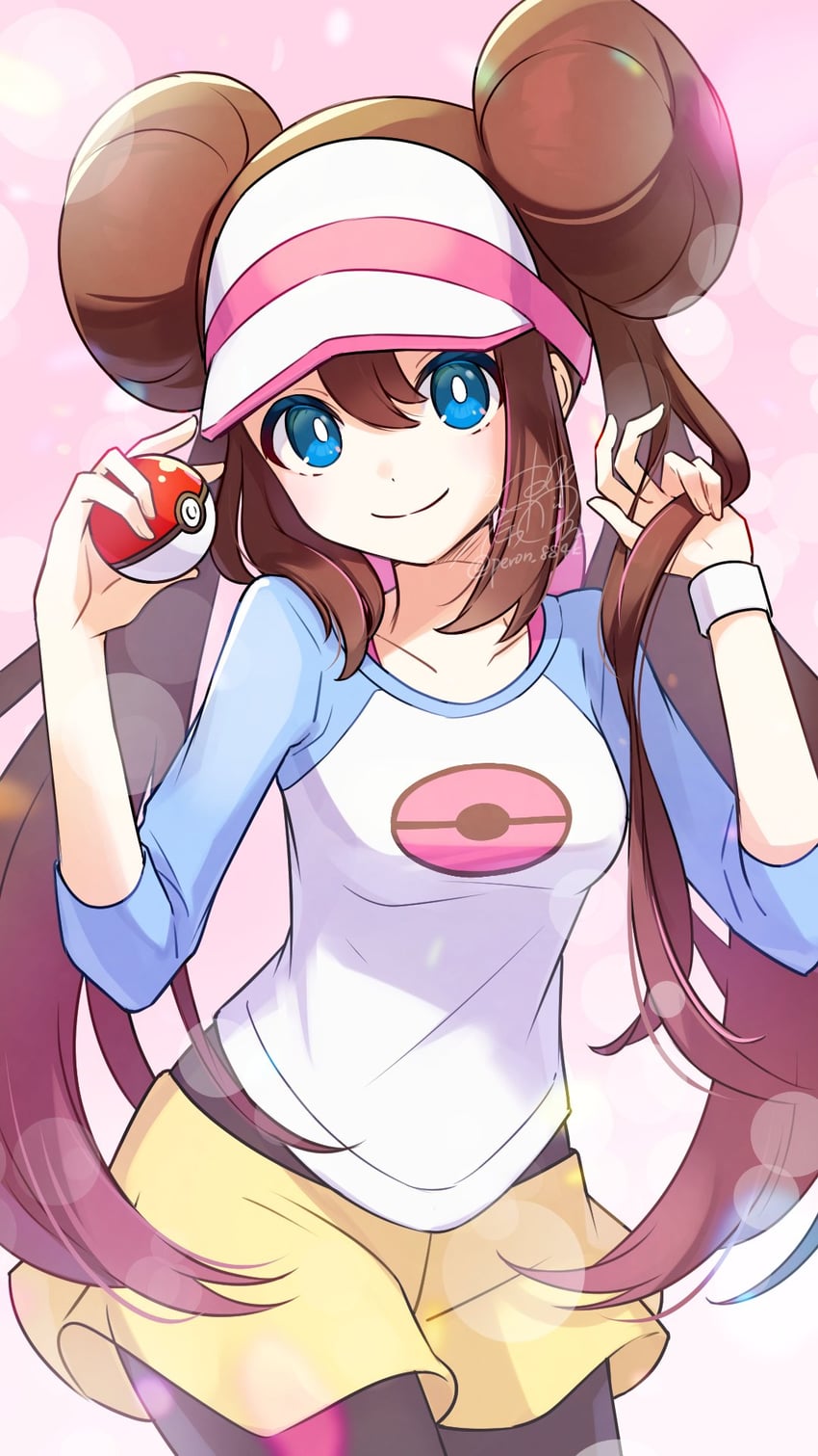 rosa (pokemon and 1 more) drawn by peron_(niki2ki884)