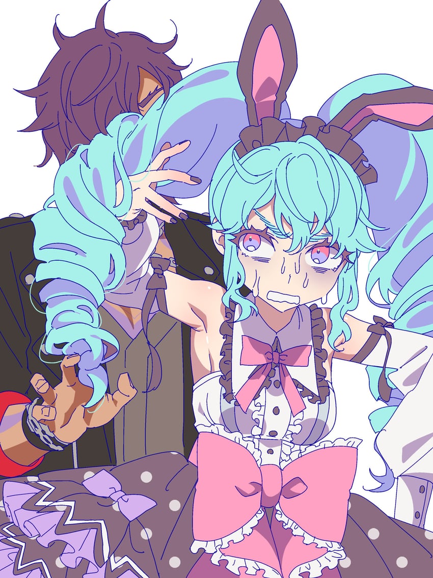 katasumi amari and mario (pretty series and 2 more) drawn by zashima