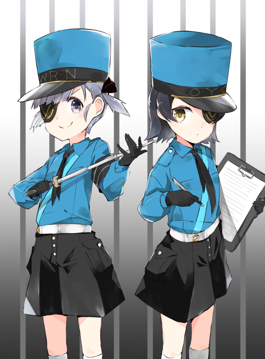ooshio, arare, caroline, and justine (kantai collection and 2 more) drawn by ooyama_imo