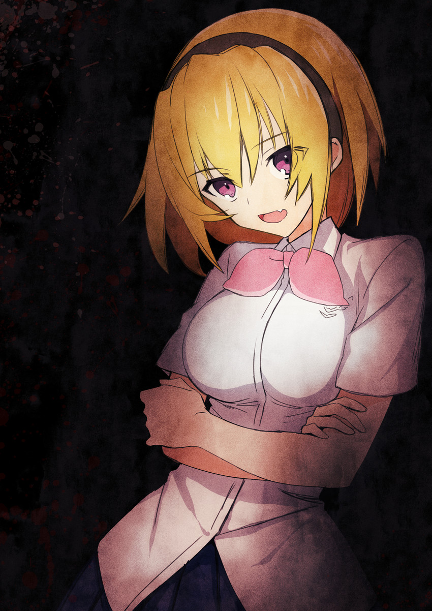 houjou satoko (higurashi no naku koro ni and 1 more) drawn by oumi_sanaka