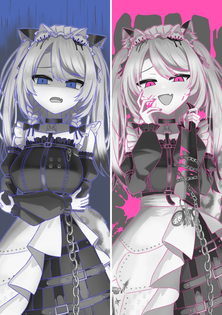 hinamori anthea (indie virtual youtuber) drawn by freedomman_hero