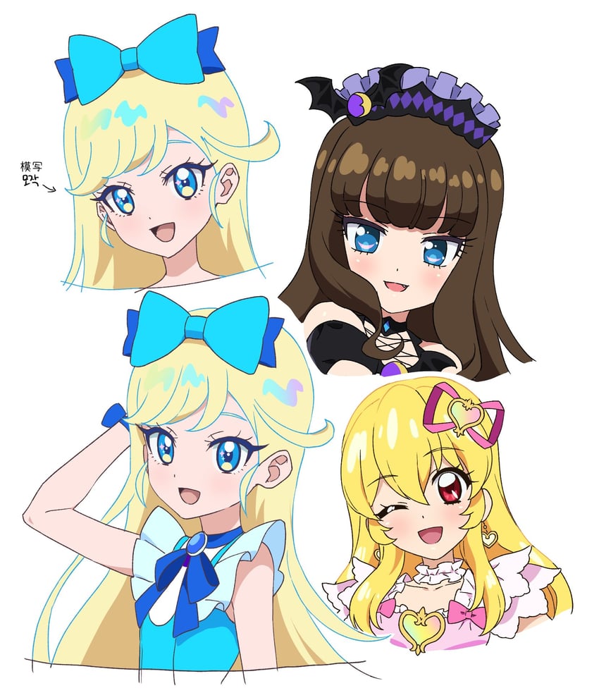 hoshimiya ichigo, kurosu aroma, and hoshikawa mitsuki (pretty series and 3 more) drawn by dolldolldd
