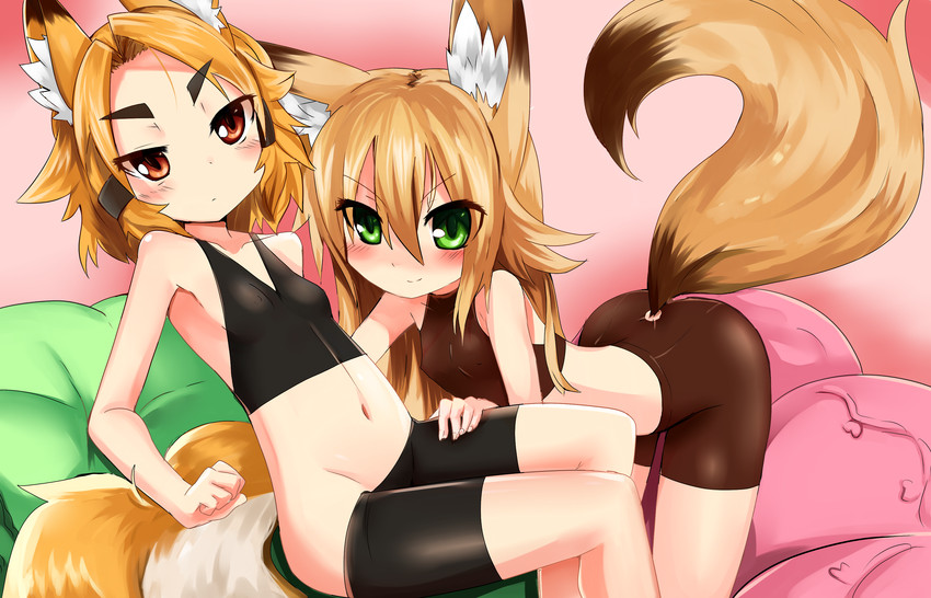 kokonoe tsubaki and kurenai tsubaki (original) drawn by yoshizawa_tsubaki