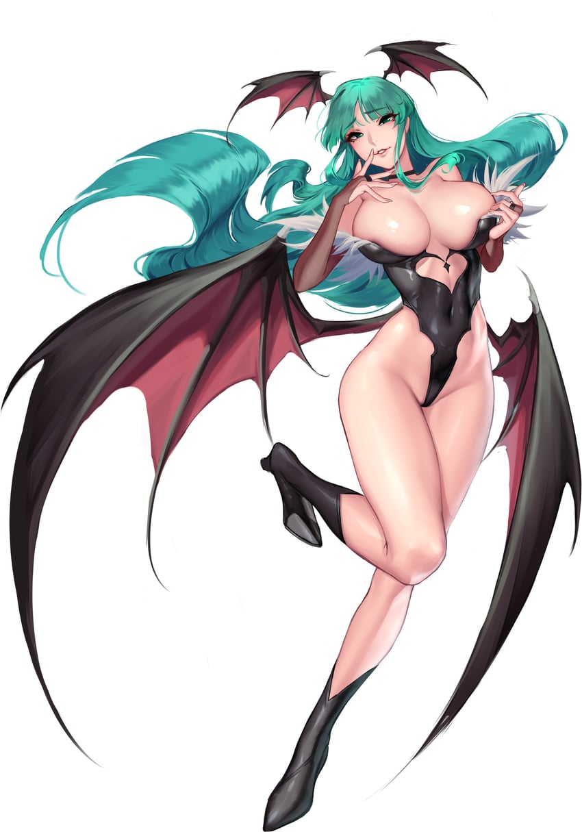 morrigan aensland (darkstalkers) drawn by cian_yo