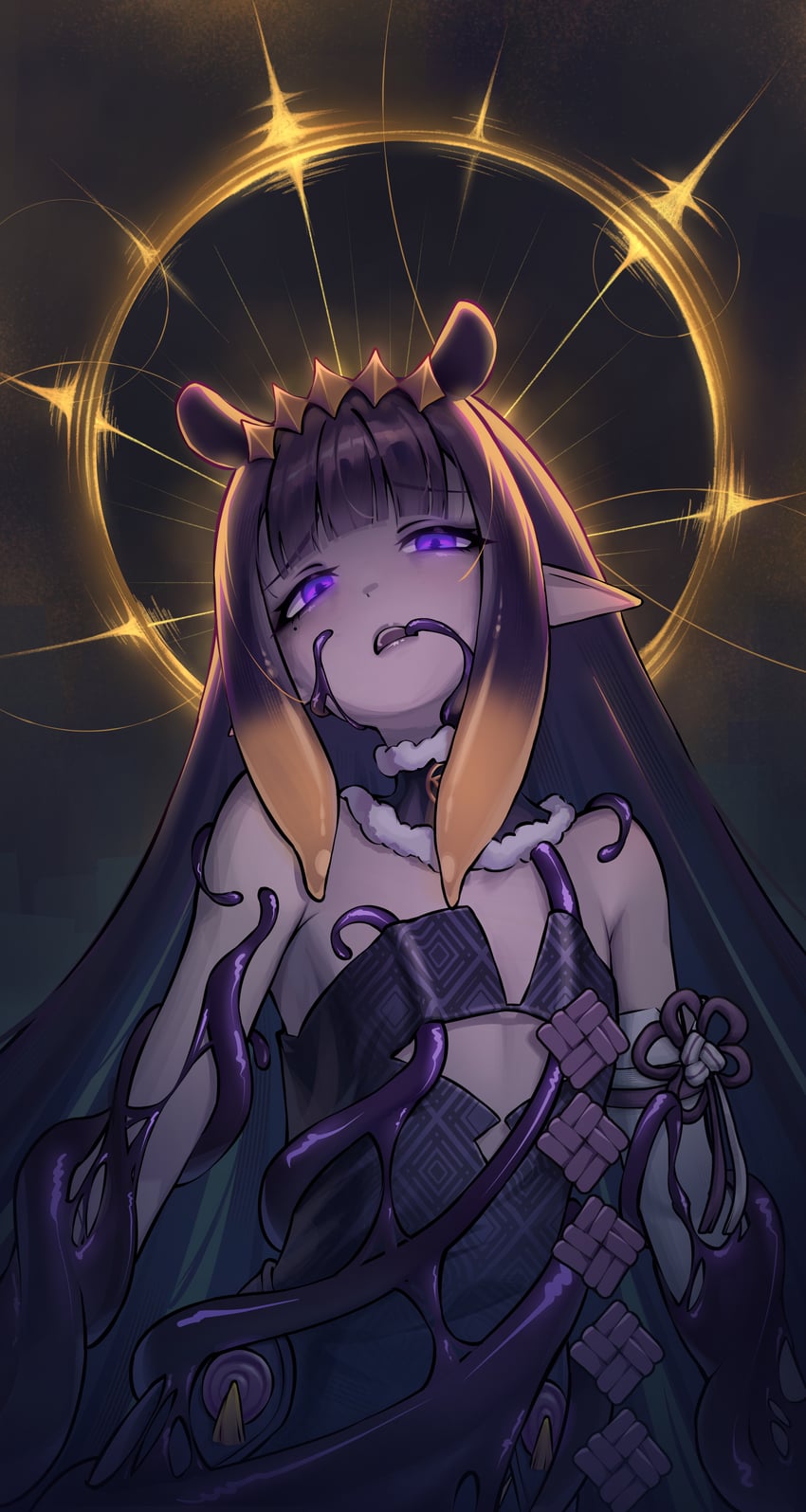 ninomae ina'nis (hololive and 1 more) drawn by lazyfox