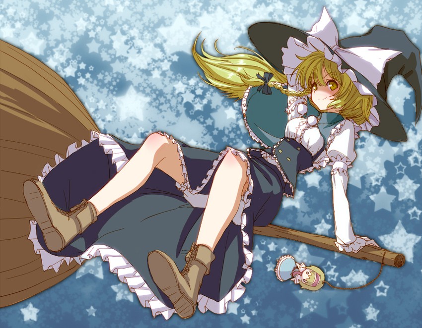 kirisame marisa and alice margatroid (touhou) drawn by kuronuko_neero