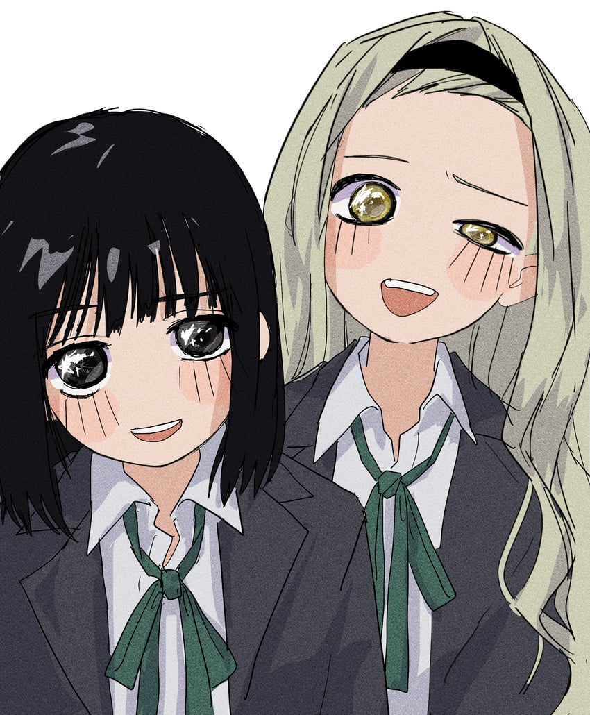 kuze shizuka and kirarazaka marina (takopii no genzai) drawn by hamafugu