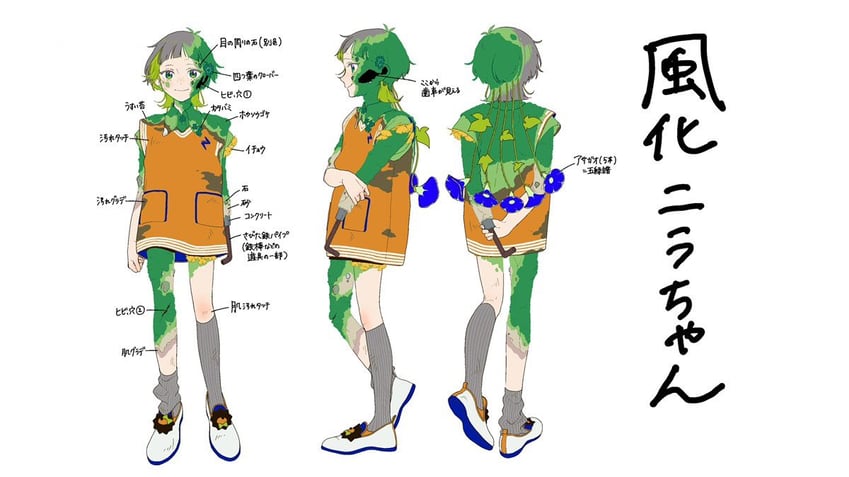 nira-chan (zutto mayonaka de ii no ni and 1 more) drawn by nilililn25