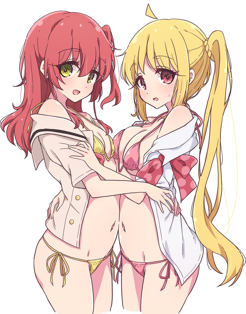 kita ikuyo and ijichi nijika (bocchi the rock!) drawn by mel_(melty_pot)