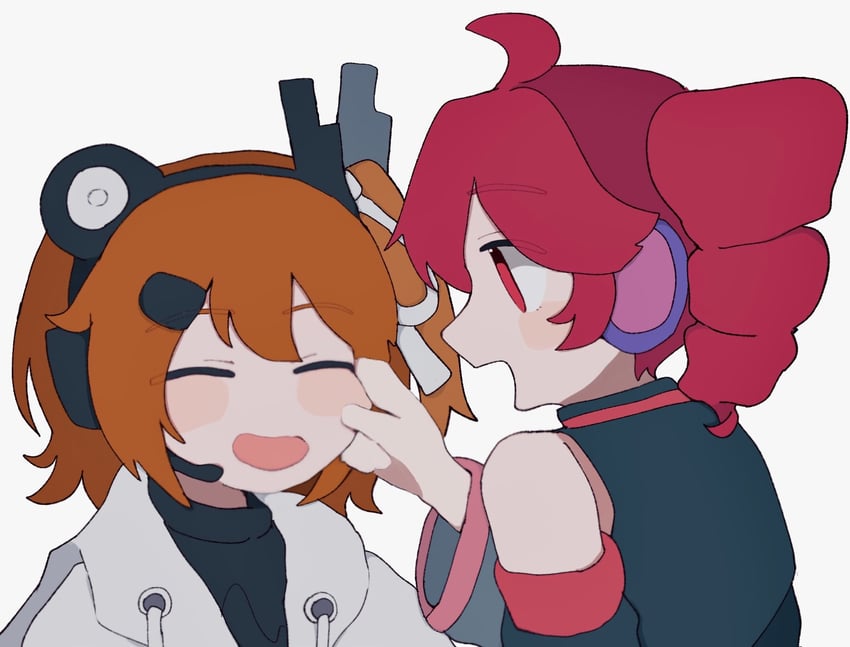 kasane teto and adachi rei (utau and 1 more) drawn by agyo_(ikayaki5252)