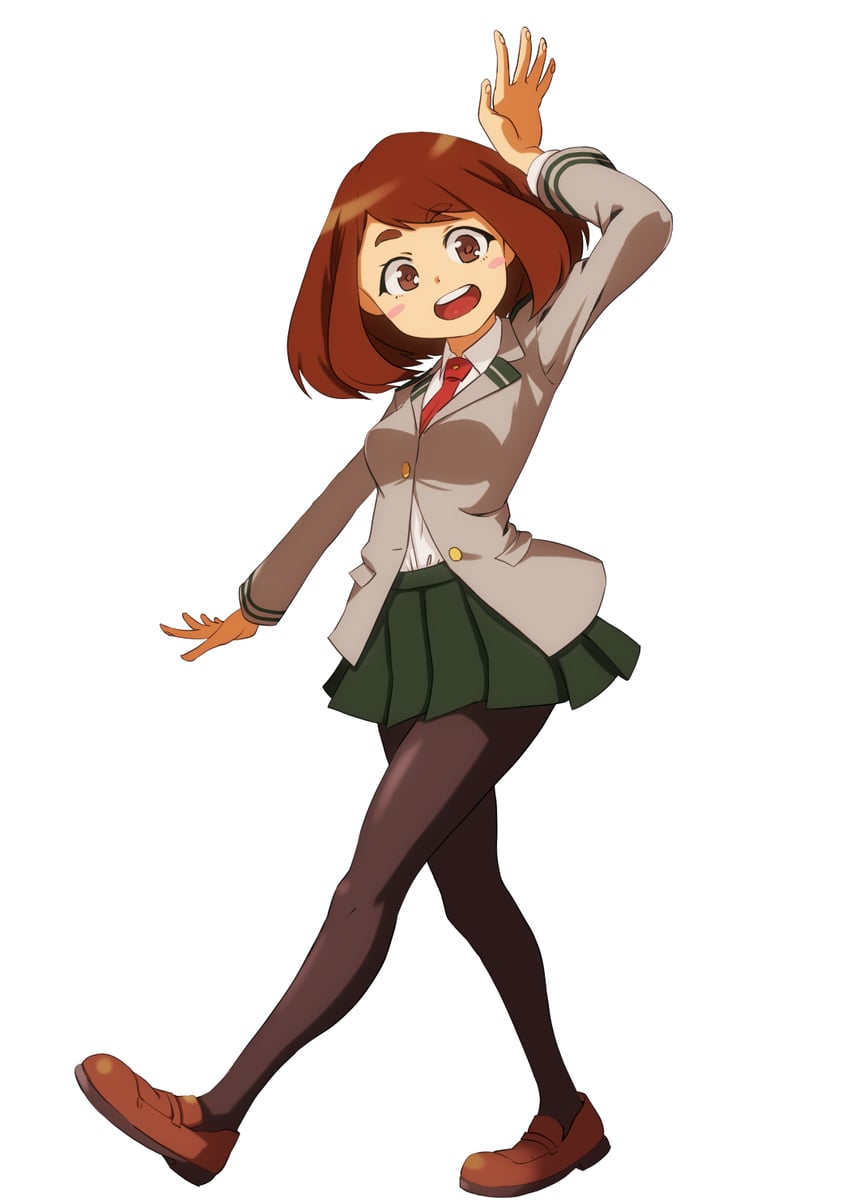 uraraka ochaco (boku no hero academia) drawn by 310123