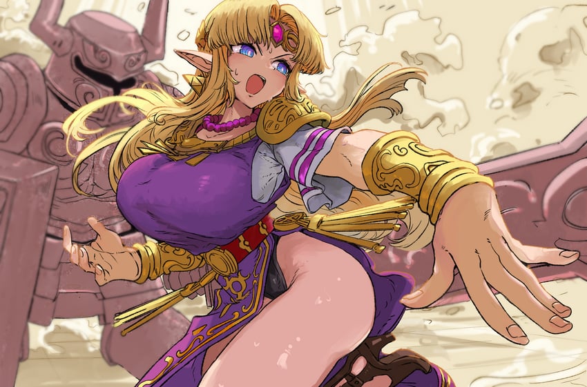 princess zelda and phantom (the legend of zelda and 3 more) drawn by ishijimajirou