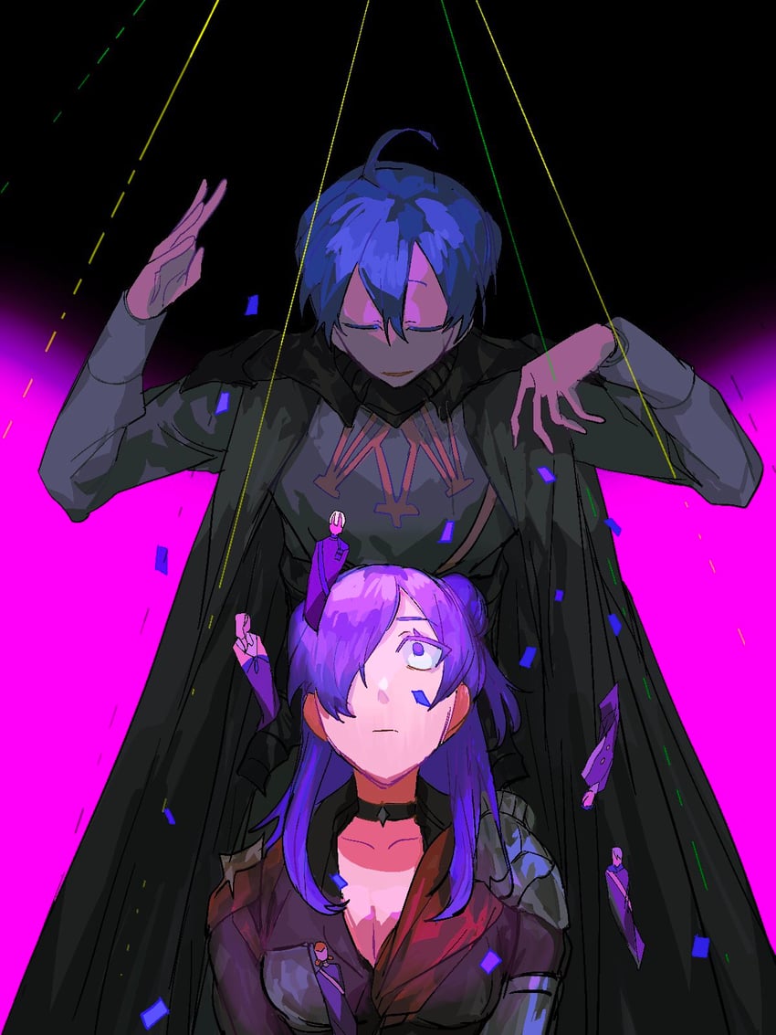 dimitri alexandre blaiddyd, male byleth, mercedes von martritz, felix hugo fraldarius, annette fantine dominic, and 2 more (fire emblem and 2 more) drawn by biz6ls