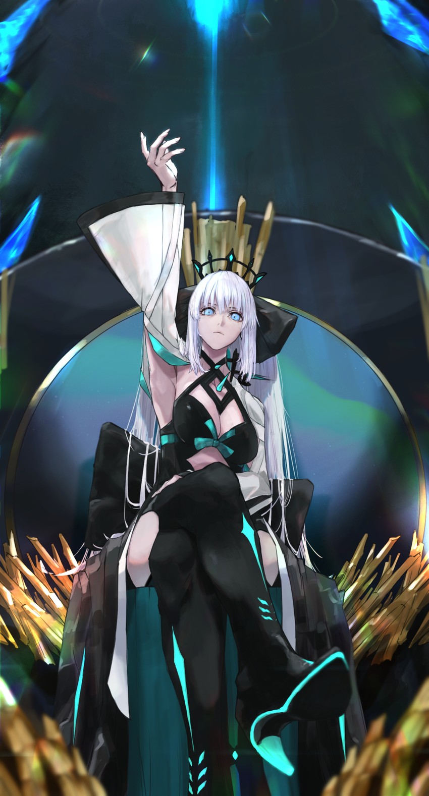 morgan le fay (fate and 1 more) drawn by neko_no_kedama