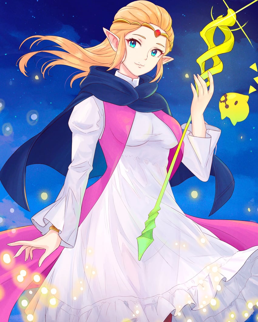 princess zelda and tri (the legend of zelda and 1 more) drawn by truejekart