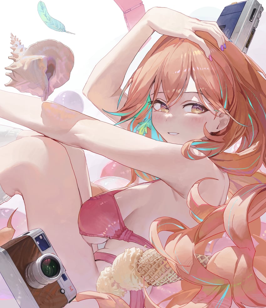 takanashi kiara (hololive and 1 more) drawn by starshell