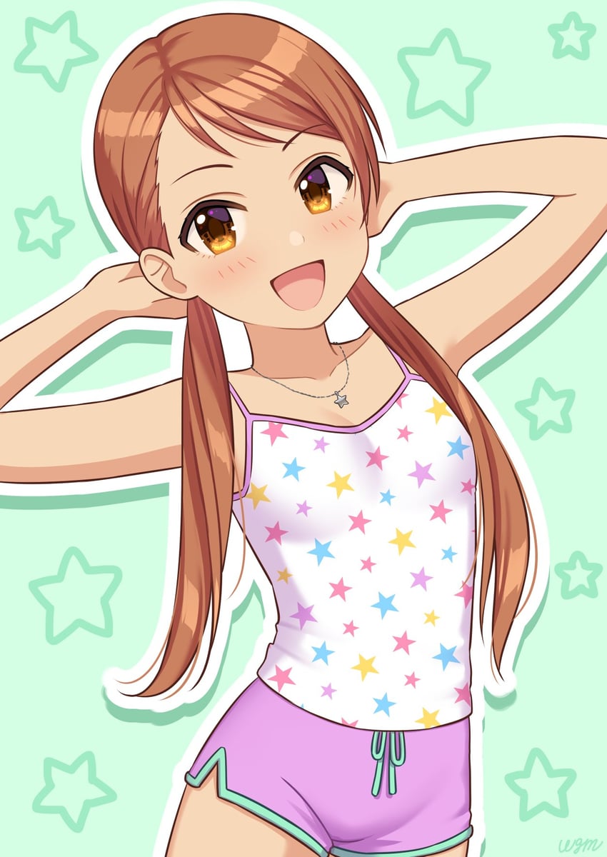 hojo karen (idolmaster and 1 more) drawn by wgm_oekaki
