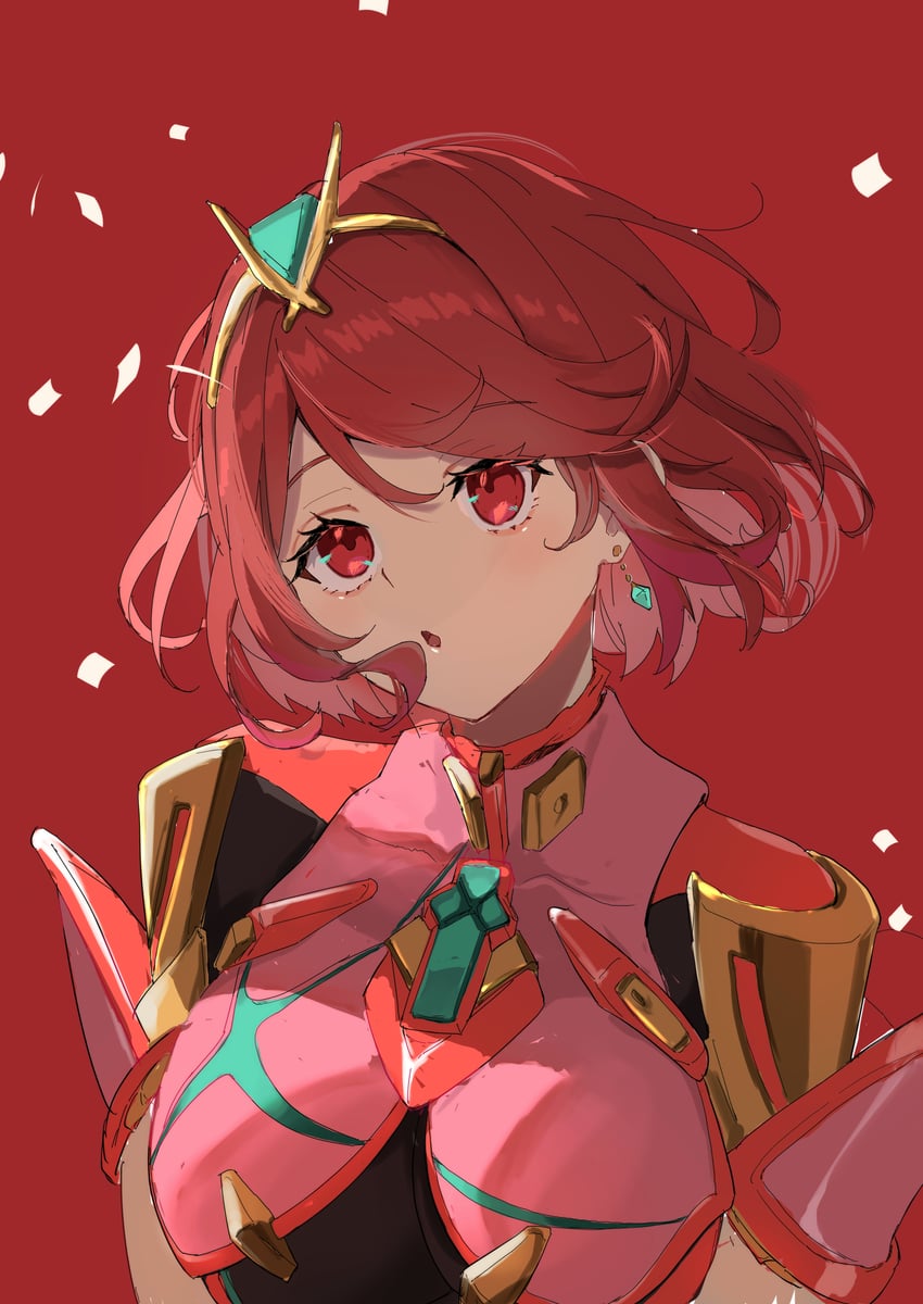 pyra (xenoblade chronicles and 1 more) drawn by kakemafura