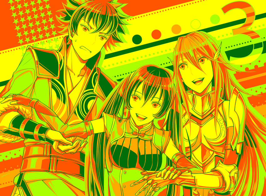 cordelia, severa, lon'qu, and julie ann taylor (fire emblem and 1 more) drawn by amao_miyuki