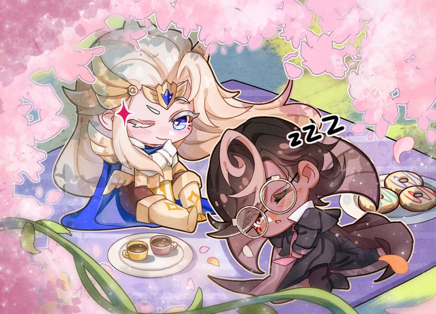 espresso cookie and madeleine cookie (cookie run and 1 more) drawn by fuzhaochuan