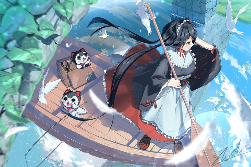 inui toko and banken (nijisanji) drawn by sloth_(s1othillust)