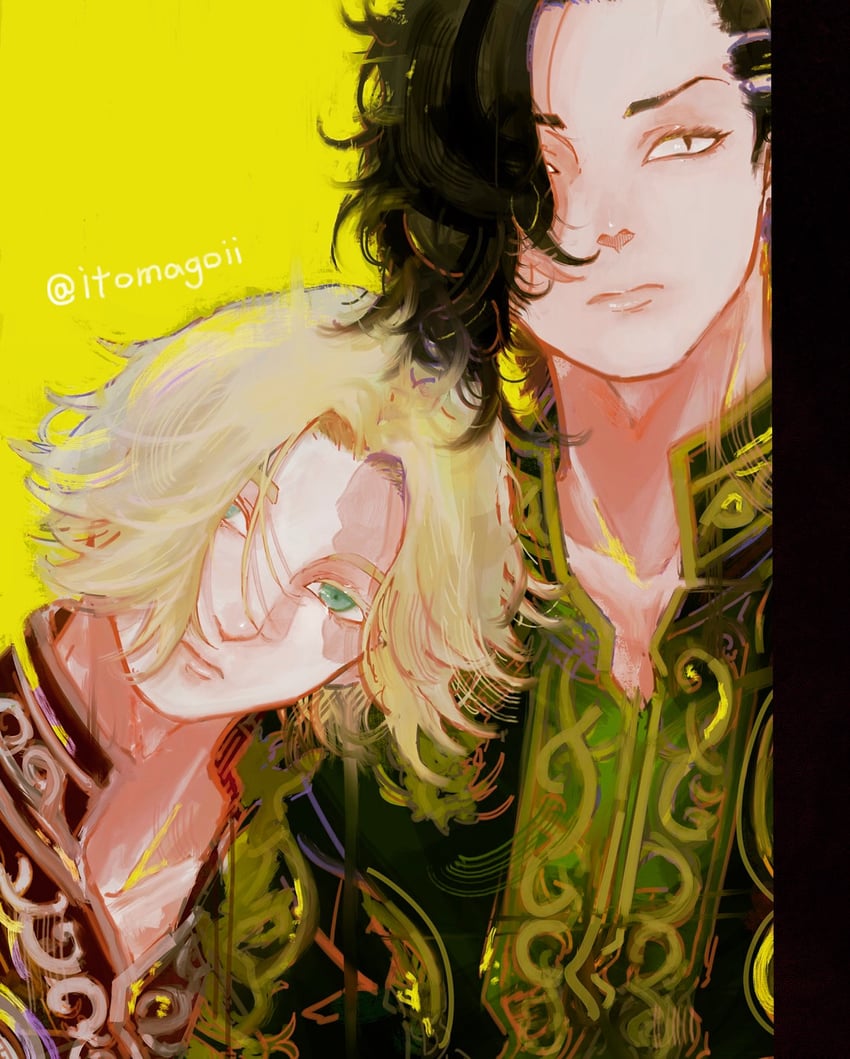 kokonoi hajime and inui seishu (tokyo revengers) drawn by itomagoi