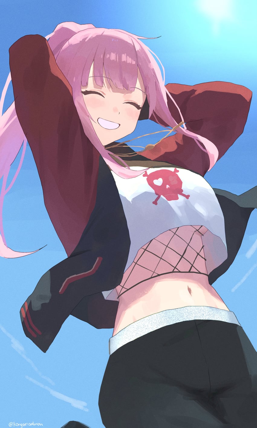 mori calliope (hololive and 1 more) drawn by kongarisalmon