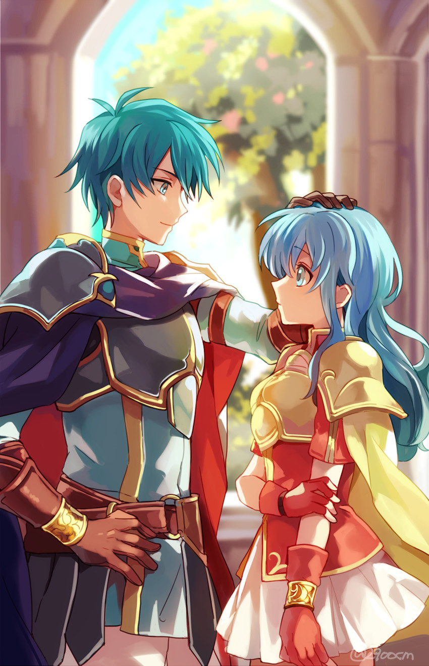 eirika and ephraim (fire emblem and 1 more) drawn by nana_(nanalog76)