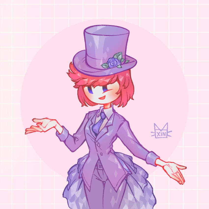 ellie rose (henry stickmin) drawn by xintetsu