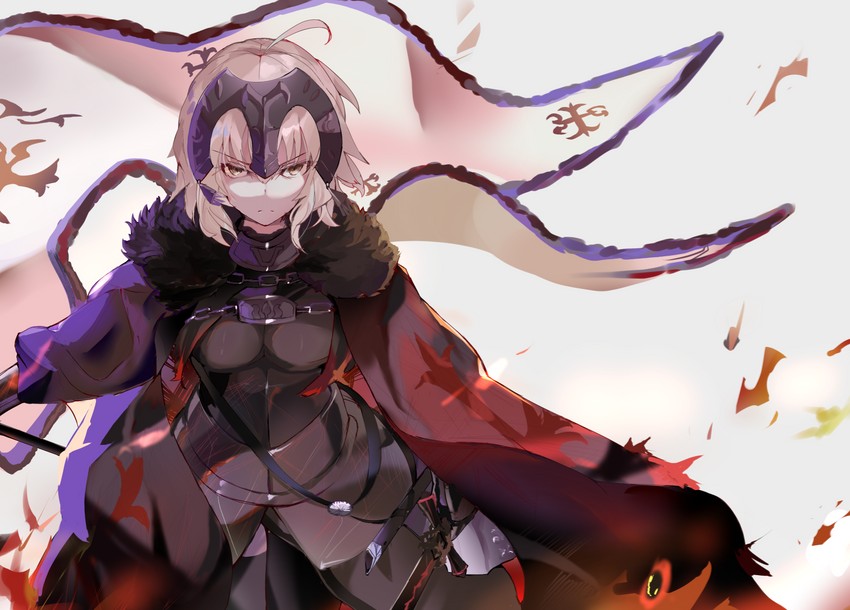 jeanne d'arc alter (fate and 1 more) drawn by same_(sendai623)