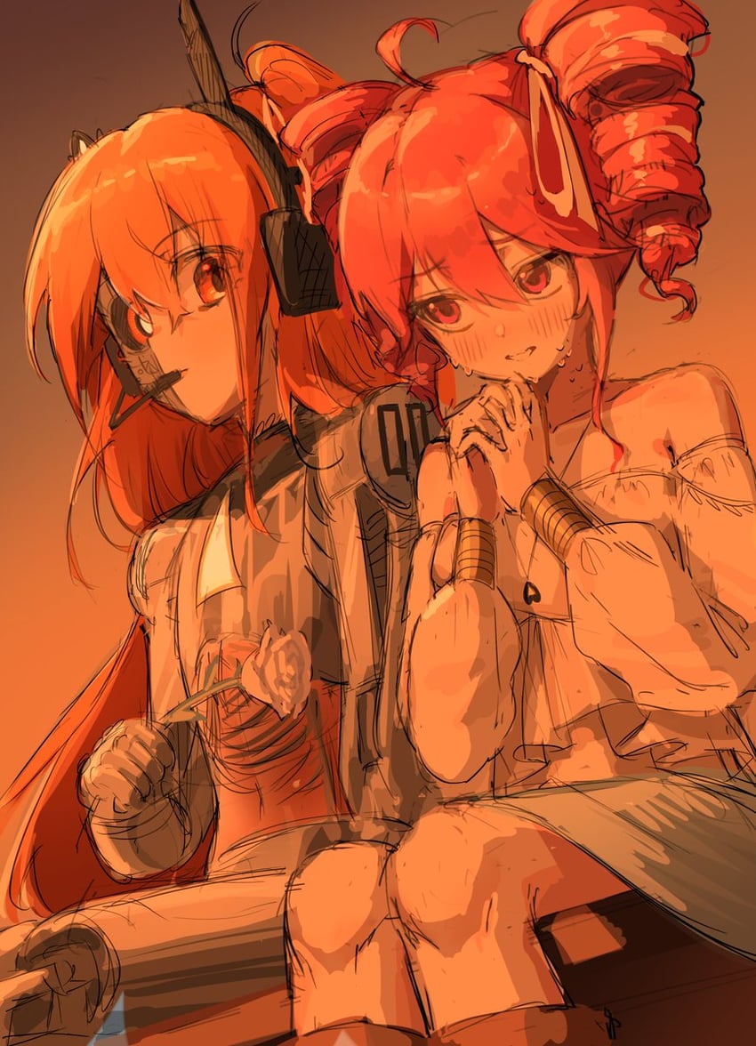 kasane teto and adachi rei (utau and 2 more) drawn by luciel_(lucielellis)