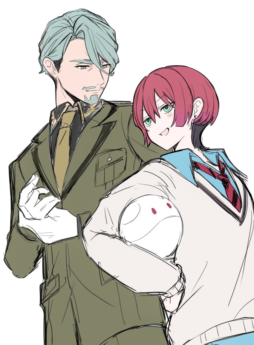 amate yuzuriha, haro, and challia bull (gundam and 1 more) drawn by sumi_(gfgf_045)