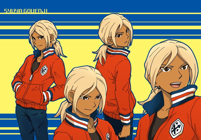 gouenji shuuya (inazuma eleven and 1 more) drawn by ray-lah