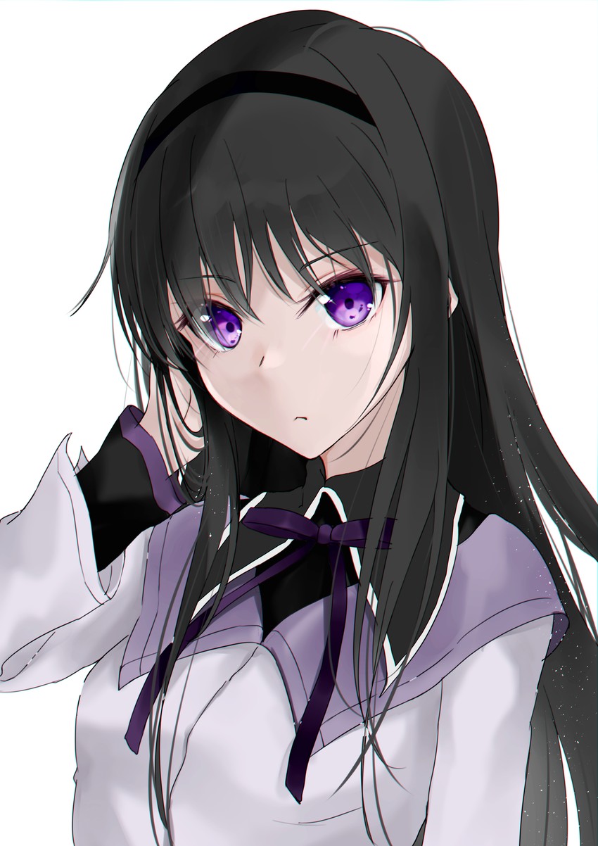 akemi homura (mahou shoujo madoka magica) drawn by meen_(ouaughikepdvrsf)