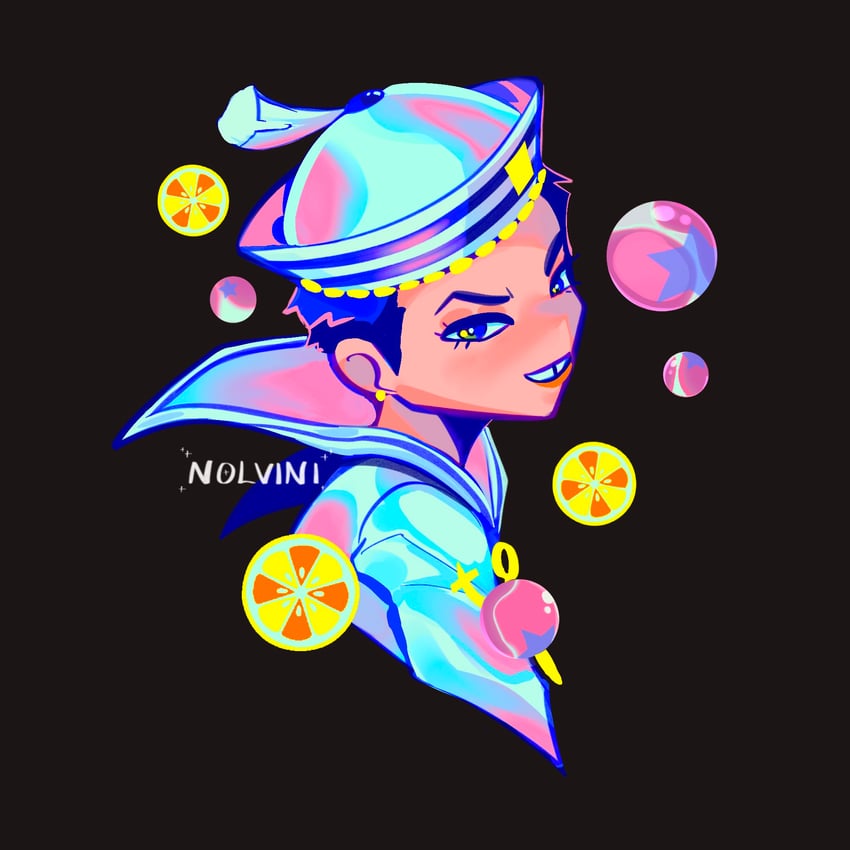 higashikata josuke (jojo no kimyou na bouken and 1 more) drawn by nolvini