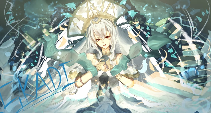 skadi and skadi the corrupting heart (arknights) drawn by tsunehako