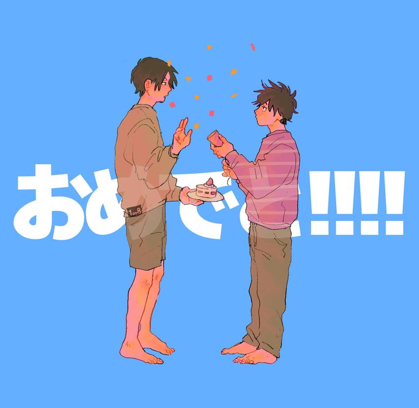 jack-o' ran-tan and hacchi (napoli no otokotachi) drawn by oko_da_yo