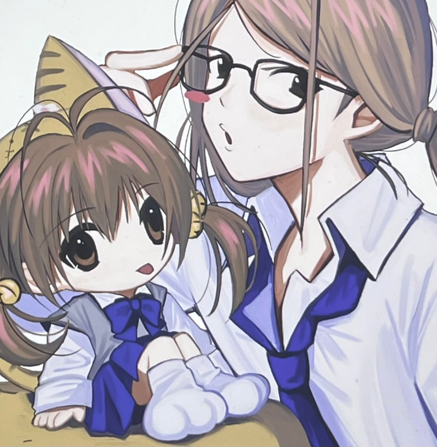 puchiko, gema, and kimura takurou (di gi charat) drawn by pepeppepe101