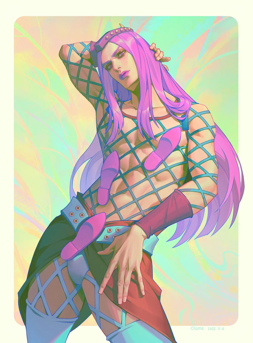 narciso anasui (jojo no kimyou na bouken and 1 more) drawn by c_home