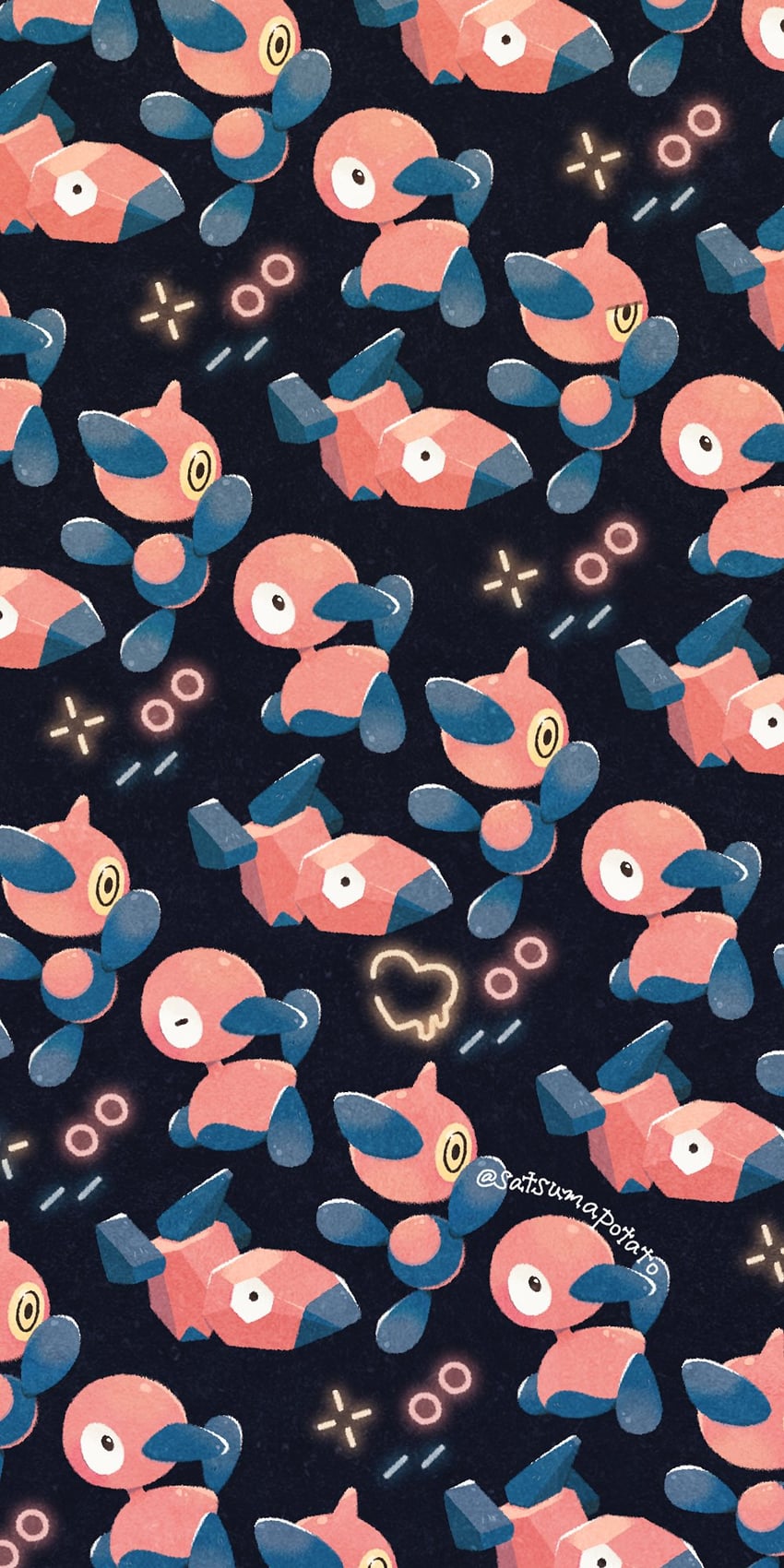 porygon-z, porygon, and porygon2 (pokemon) drawn by satsumapotato