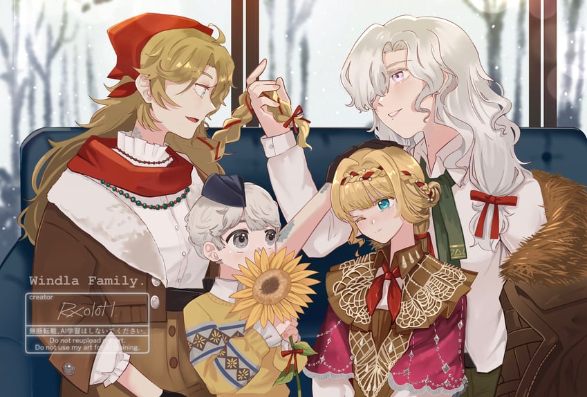 windsong, vila, kiperina, and avgust (reverse:1999) drawn by ratanan