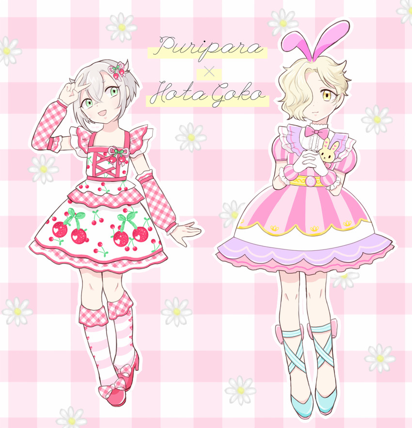 manaka laala, hotarumaru, and gokotai (touken ranbu and 2 more) drawn by michelle_(ooo-anteat)