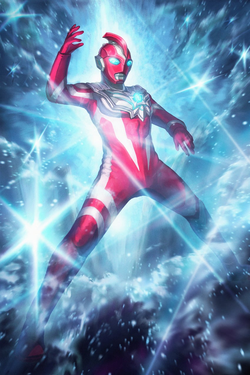 ultraman omega (ultra series and 1 more) drawn by robuja