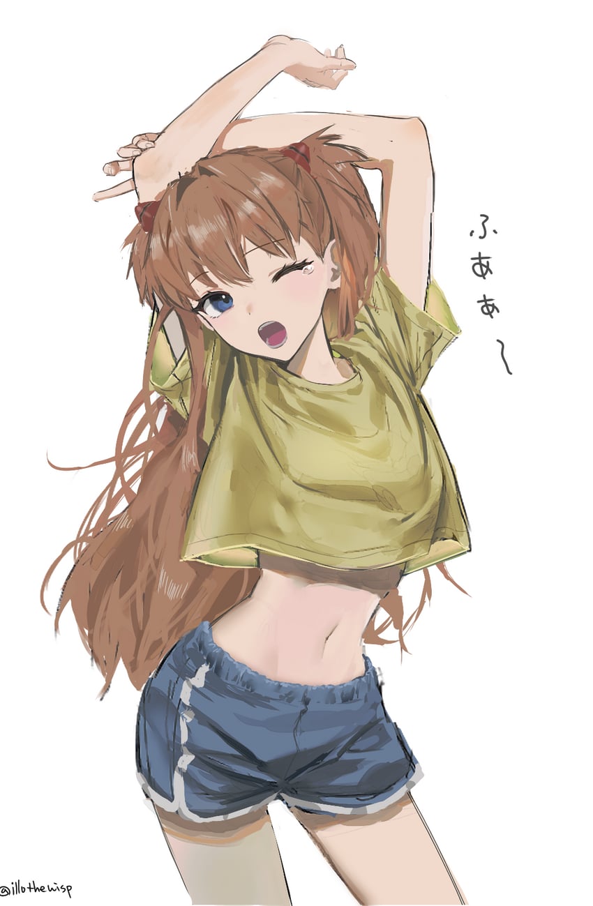 souryuu asuka langley (neon genesis evangelion) drawn by wisp_(illothewisp)
